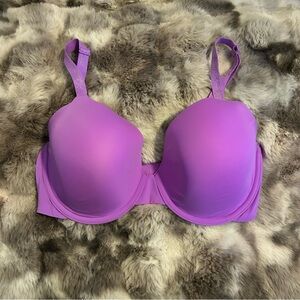 Victoria’s Secret PINK Wear Everywhere Lightly Lined T-shirt Bra Purple 34DD